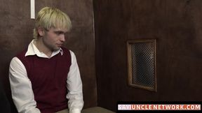 SayUncleNetwork.com - Religious twink deepthroats priest before a raw confessional fu