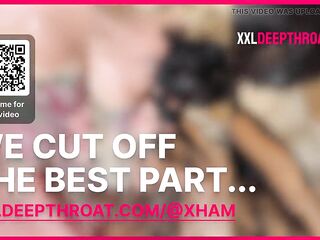 XXL Deepthroat Compilation - Widely Open Anal Full of Cum