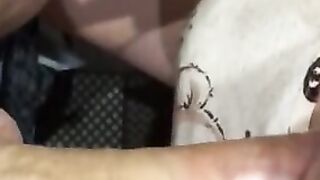 Ex-Wife meeting her hubby with a fellatio from work
