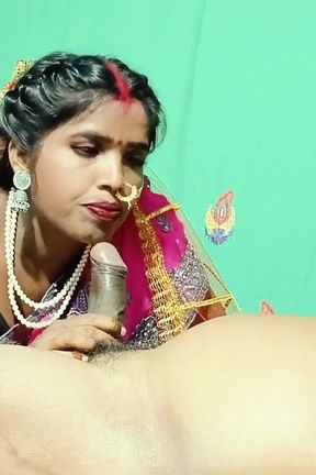 Indian Village Husband N Wife Nude First Night Sex Blowjob Her Nice Face Desi Wife