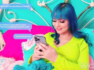 Naughty - JEWELZ BLU TRIES VR & Gets Screwed Doggy position FOR REAL
