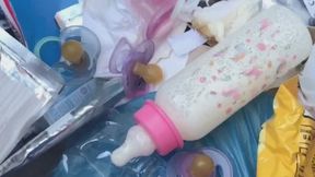 She Dumps Your Pacifier Dummy and Bottle !