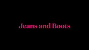 Jeans and boots- wmv