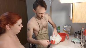 Cum cooked breast milk soggy waffle