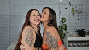 Sucking and swallowing with all my strength my hot friend's breast By Babi Ventura and Ariel