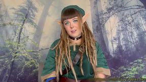 Link Cosplay Deepthroat Spit Play and Solo Toy Fuck - Olivia Jarden