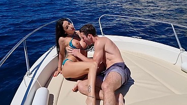 I fuck Clea Gaultier on my boat