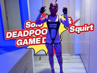 SOLO DEADPOOL GAME double penetration & SQUIRT - ONLYPING