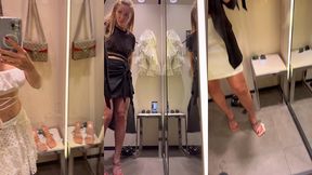 7 eme jour a ibiza m exhibant dans une cabine d essayage a zara ♥