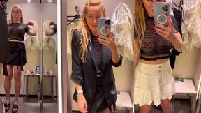 7 eme jour a ibiza m exhibant dans une cabine d essayage a zara ♥