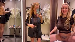 7 eme jour a ibiza m exhibant dans une cabine d essayage a zara ♥