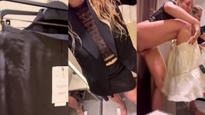 7 eme jour a ibiza m exhibant dans une cabine d essayage a zara