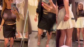 7 eme jour a ibiza m exhibant dans une cabine d essayage a zara ♥