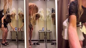 7 eme jour a ibiza m exhibant dans une cabine d essayage a zara