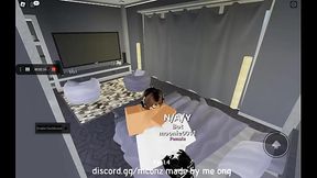 Horny futa  Roblox girl fucks her best friend till she cums