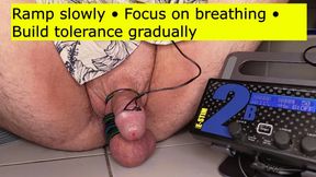 E-stim Tutorial: Bipolar Magictrode Glans Stimulation