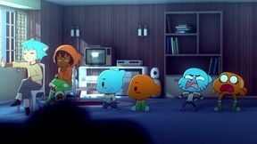 Gumball's friends have hardcore lesbian sex on the couch