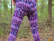 Pee Through Crotchless Panties (Public Nature Trail Piss)