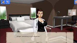 Shelter.two - Angela Shows her Melons so Davys can got a Boner - Visual novel Gameplay