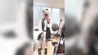Magical Girl Witch Trials–Cute Big-Dick Femboy Cosplay Ema Sakuraba Jerking Off and Cumshot