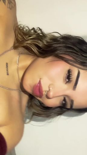 Amateur teen with big tits flaunts her tight ass and juicy pussy