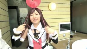 Naughty Asian Cutie Explores Cosplay Fetish in Sexy POV Show