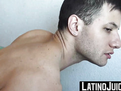 LatinoJuice.com - Mauri & Ayun - Handsome Ayun intensely slams his friend Mauris butthole until he cums