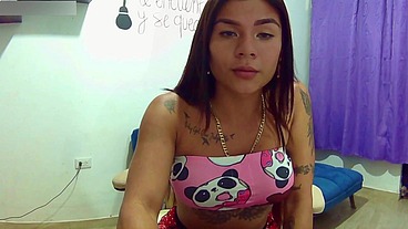 TS Angelique Monroe - Webcam show from August 29, 2024