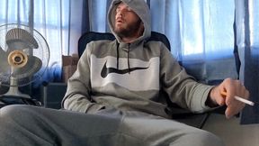 Smoking and Stroking Compilation - Smoke, Big Dick and Cum