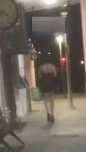 train station slutwalk public whore exposed compilation   Clip 1