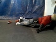 masked lucha orca struggles against orca