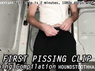 My 1st Pissing Video Camping Compilation