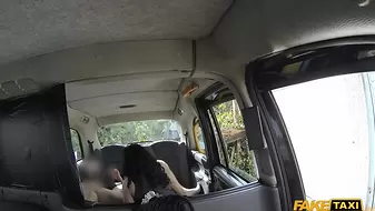 Sex Taxi - Huge Big Tits and a Beautiful Hairy Latina Pussy