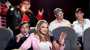 ”Movie theatre had teen couple fucking disburbing old people trying to watch”