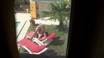 NATHAn fucked by JIMY in exhib outdoor garden