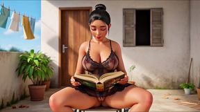 cleaning the house naked & naughty (created by ai)