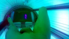 Justa9er Toying Around In Tanning Sofa with My Ample Milky Man meat