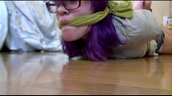 My step-sister, the sock-gagged snitch!