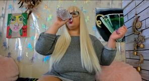 Secretary’s Desperate Plea: Heavy Sweater Tease & Pussy Play (Censored)