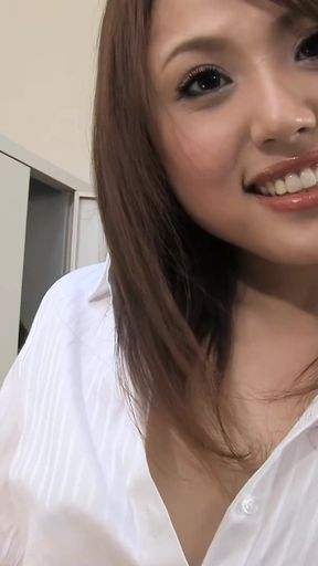 JAV Threesome in the Office Fucking the New Japanese Secretary