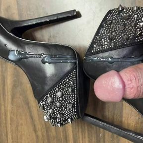 Cum on Steve Madden Pumps