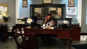 Boss's wet pussy gets deep fucked after a blowjob