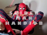 SOLO - SPIDERMAN handjob - MIKA AYDEN