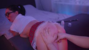 lewd guy pissing his wife s and fucks in ass her, and she gets cumshot.