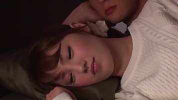 Beautiful Japanese manager Tsubasa Amami pushed to appear in adult video