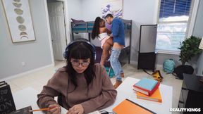 Ebony tart sneaky sex mind-boggling porn clip