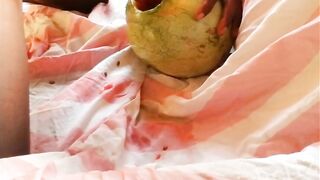 Randy guy smashing a creamy melon during MOANING and cumming