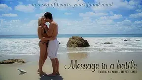 Mia Malkova & Seth Gamble in Message In A Bottle Video