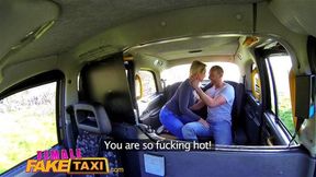 Female Fake Taxi Ozzie tourist cums in busty blondes mouth after taxi fuck