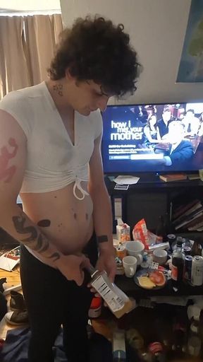 First I Destroyed My Asshole and Then I Teasted My Own Piss